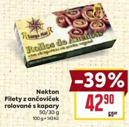 Billa Nekton Filety z ančoviček rolované s kapary nabídka