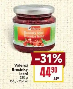Billa Valenzi Brusinky lesní nabídka