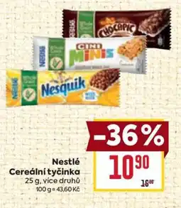 Billa Nestlé Cereální tyčinka nabídka