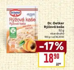 Billa Dr. Oetker Rýžová kaše nabídka
