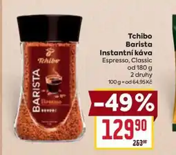 Billa Tchibo Barista Instantní káva nabídka