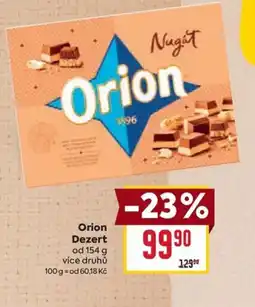 Billa Orion Dezert nabídka