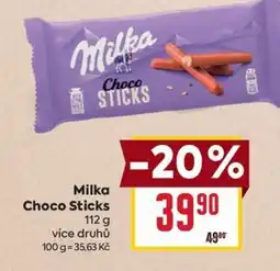 Billa Milka Choco Sticks nabídka