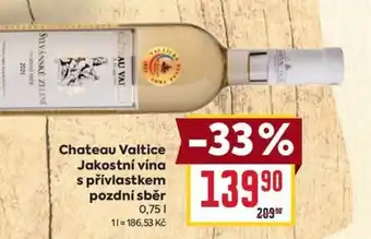 Billa Chateau Valtice Jakostní vína s přívlastkem pozdní sběr 0.75L nabídka