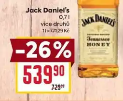 Billa Jack Daniel's 0.7L nabídka