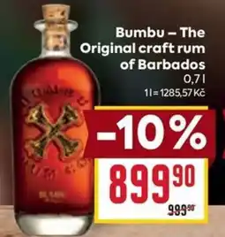 Billa Bumbu - The Original craft rum of Barbados 0.7L nabídka