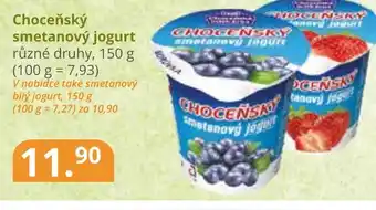 Potraviny CZ Choceňský smetanový jogurt nabídka