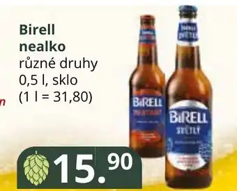 Potraviny CZ Birell nealko nabídka