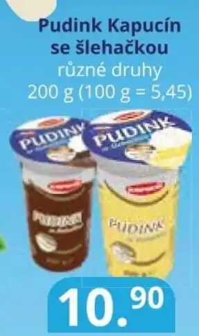 Potraviny CZ Pudink Kapucín se šlehačkou nabídka