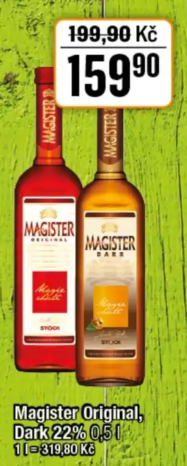 TEMPO Magister Original, Dark 22% nabídka