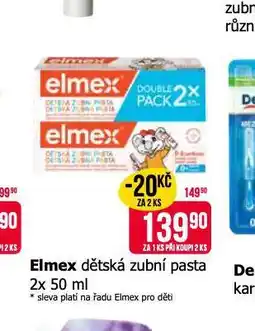 Teta Elmex dětská zubní pasta nabídka