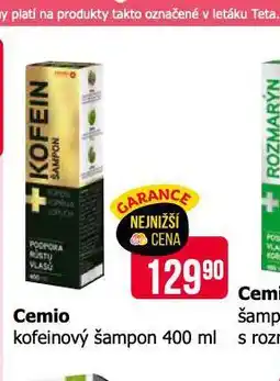 Teta Cemio kofeinový šampon nabídka