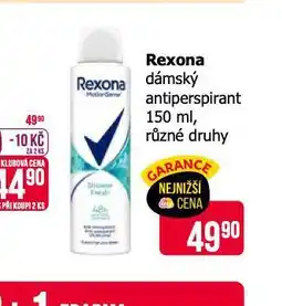Teta Rexona antiperspirant nabídka