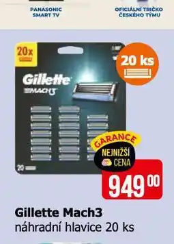 Teta Gillette mach3 náhradní hlavice nabídka