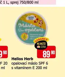 Teta Helios herb opalovací máslo nabídka