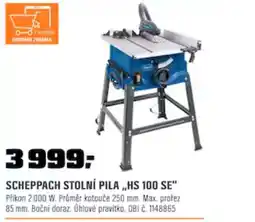 OBI SCHEPPACH STOLNÍ PILA „,HS 100 SE" nabídka
