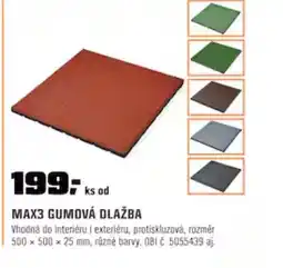 OBI MAX3 GUMOVÁ DLAŽBA nabídka