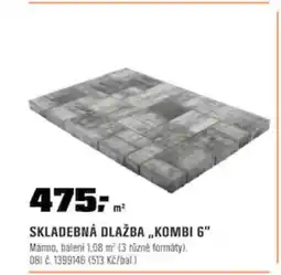 OBI SKLADEBNÁ DLAŽBA „KOMBI 6 nabídka