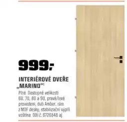 OBI INTERIÉROVÉ DVEŘE „MARINO nabídka