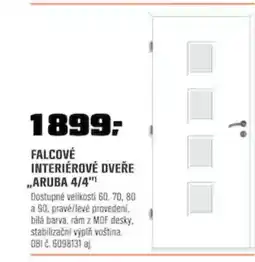 OBI FALCOVÉ INTERIÉROVÉ DVEŘE ,,ARUBA 4/4" nabídka