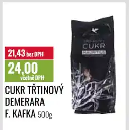 Ratio CUKR TŘTINOVÝ DEMERARA F. KAFKA 500g nabídka