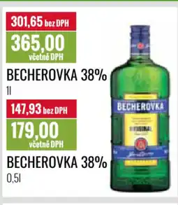 Ratio BECHEROVKA 38% 0.5 l. nabídka