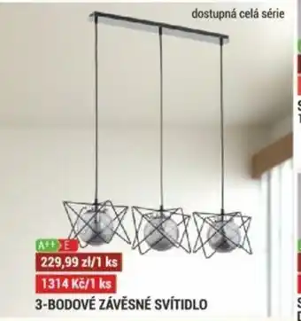 3-Bodové Závěsné Svítidlo