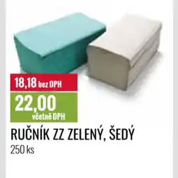 Ratio RUČNÍK ZZ ZELENÝ, ŠEDÝ nabídka