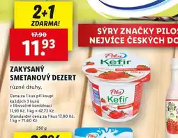 Lidl Zakysaný smetanový dezert nabídka