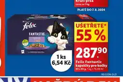 Lidl Felix fantastic kapsičky pro kočky nabídka