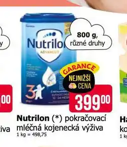 Teta Nutrilon pokračovací mléčná výživa nabídka