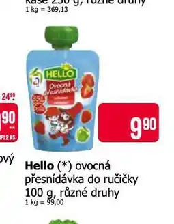 Teta Hello ovocná přesnídávka nabídka