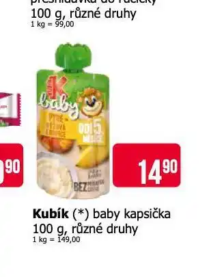 Teta Kubík baby kapsička nabídka