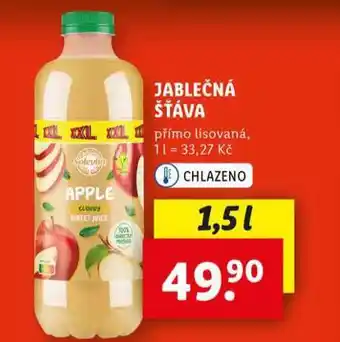Lidl Jablečná šťáva nabídka