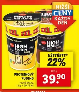 Lidl Proteinový puding nabídka