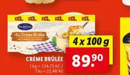 Lidl Créme brulée nabídka