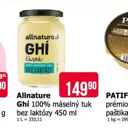 Teta Allnature ghí nabídka