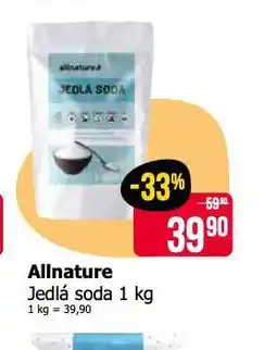 Teta Allnature jedlá soda nabídka