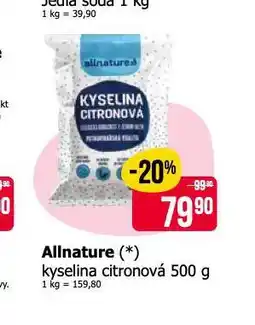 Teta Allnature kyselina citronová nabídka