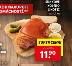 Lidl Šunkové koleno s kostí nabídka