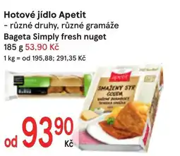 Žabka Hotové jídlo Apetit nabídka