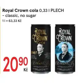 Žabka Royal Crown cola nabídka