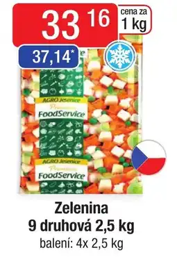 Qanto Zelenina 9 druhová 2,5 kg nabídka