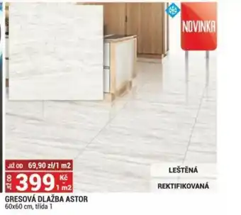 Merkury Market Gresová Dlažba Astor 1m2 nabídka