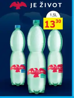 BENE Nápoje MATTONI nabídka