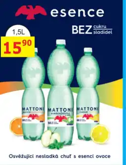 BENE Nápoje MATTONI nabídka