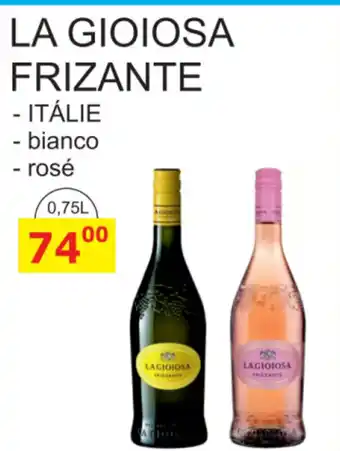 BENE Nápoje LA GIOIOSA FRIZANTE nabídka