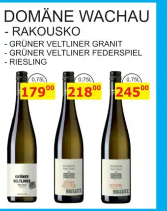 BENE Nápoje DOMÄNE WACHAU nabídka