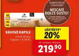 Lidl Kávové kapsle nabídka