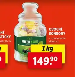 Lidl Ovocné bonbony nabídka